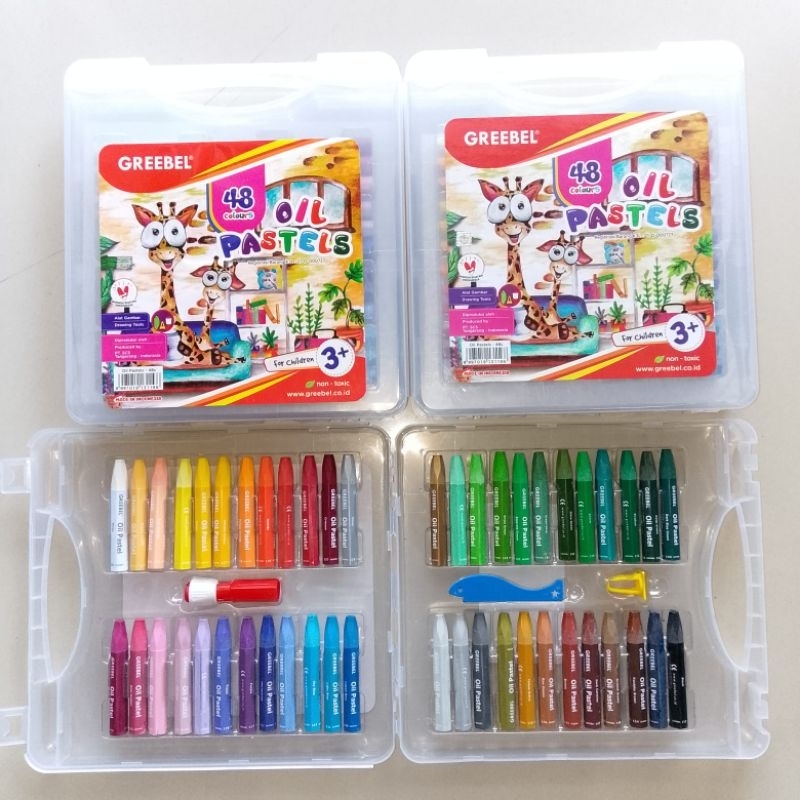 

Crayon Oil Pastel Greebel 48 Warna ( Set ) [ Original ]