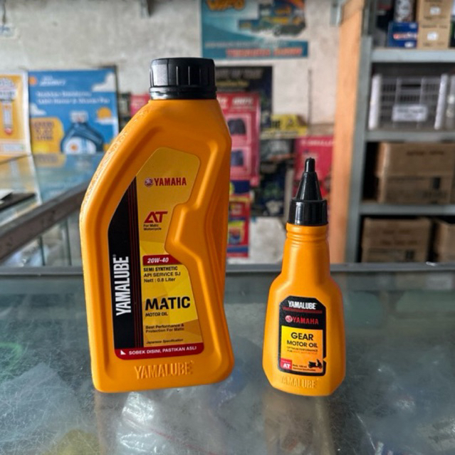 Oli Yamalube matic + oli gear box