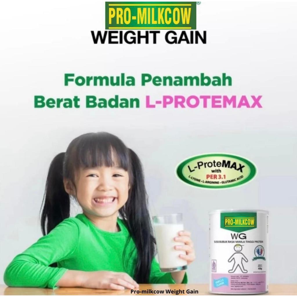 

PROMILKCOW Weight Gain Kids - Susu Penambah Berat Badan 200gr Paket Nutrisi Bantu Atasi Kecerdasan Otak