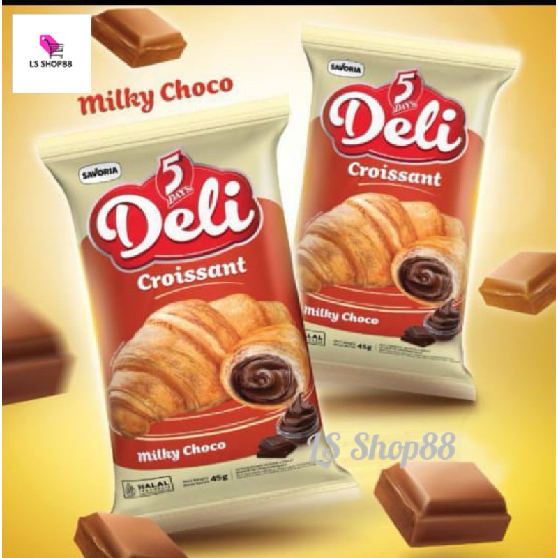 

5 Days Deli Croissant Milky Choco