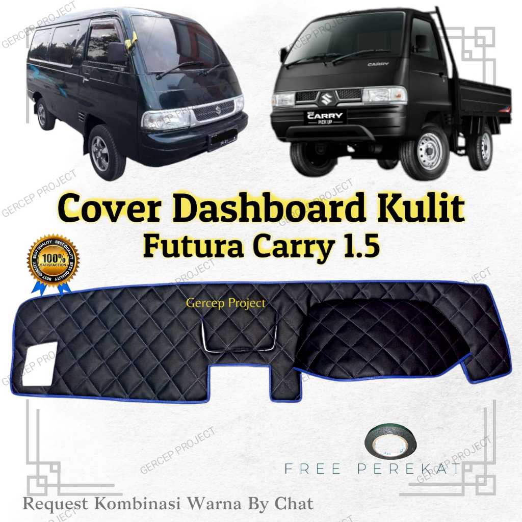 Cover Alas Dashboard Suzuki Futura Carry 1.5 Mobil Pelindung Dasbor Kulit Variasi Aksesoris Interior
