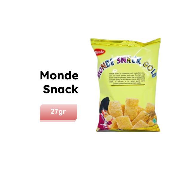 

Monde Snack Gold 27gr Cemilan Enak Renyah