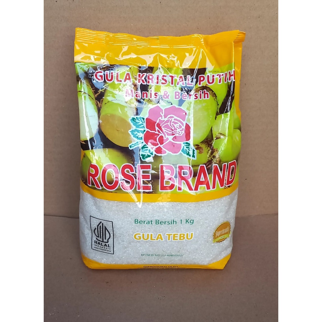 

Gula Rose Brand kuning kemasan 1 kg