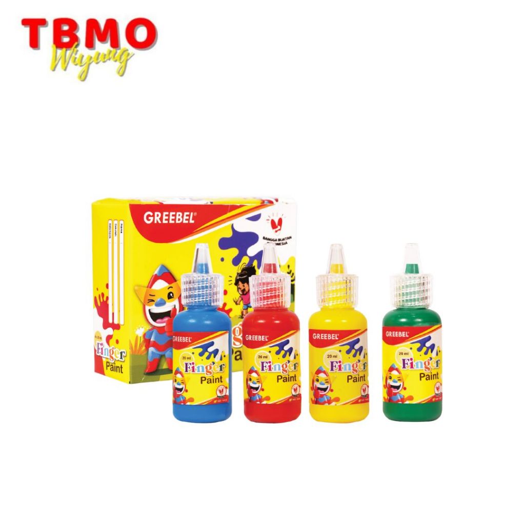 

Tbmo Greebel Finger Paint 4 Warna 20ML / Cat Air