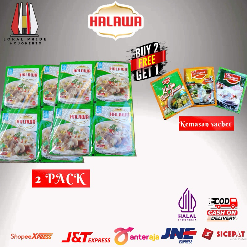 

halawa rasa kaldu jamur 1 pack promo spesial
