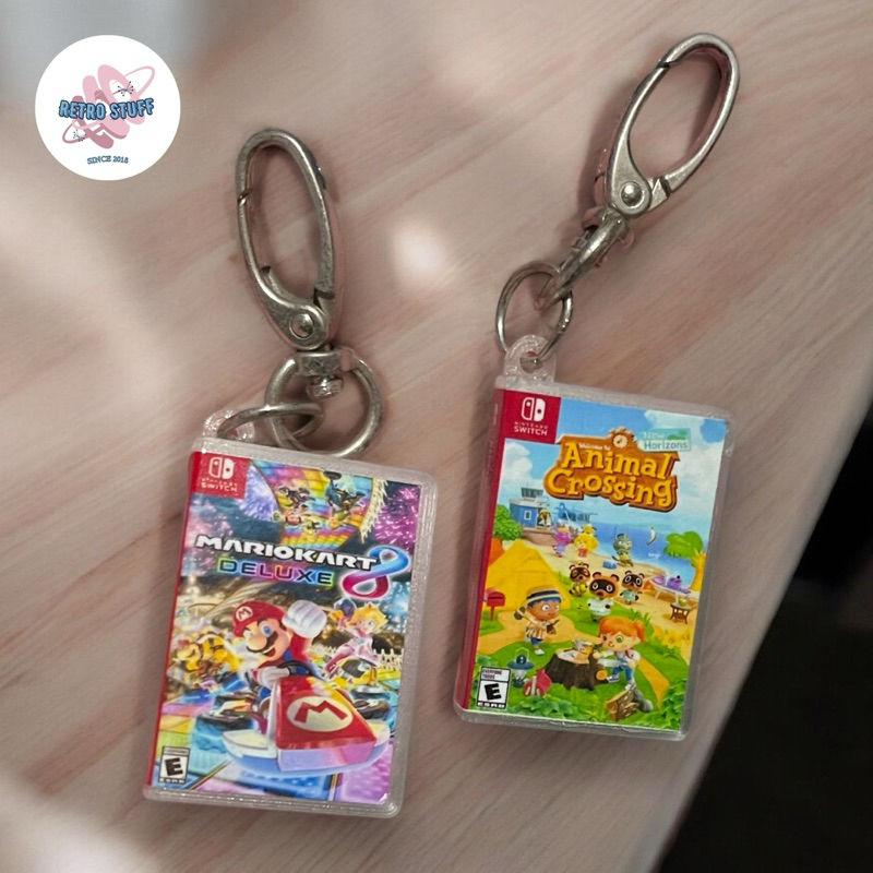 Keychain Tempat Kaset Nintendo Switch Lucu