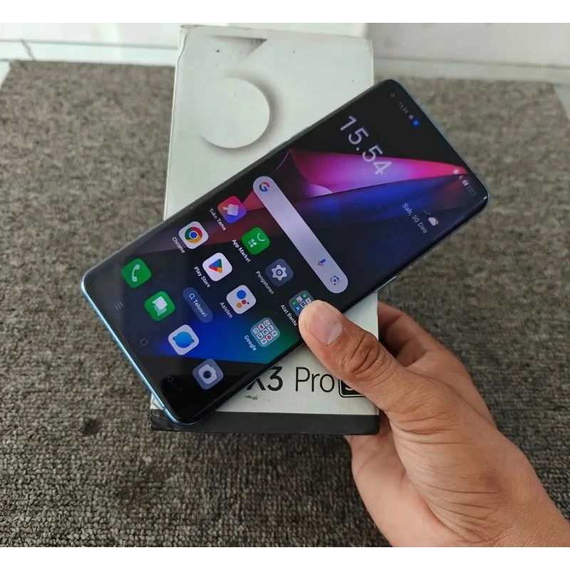 Oppo Find X3 Pro 5G 12/256 GB FULLSET 3 UNIT MULUS MANTAP