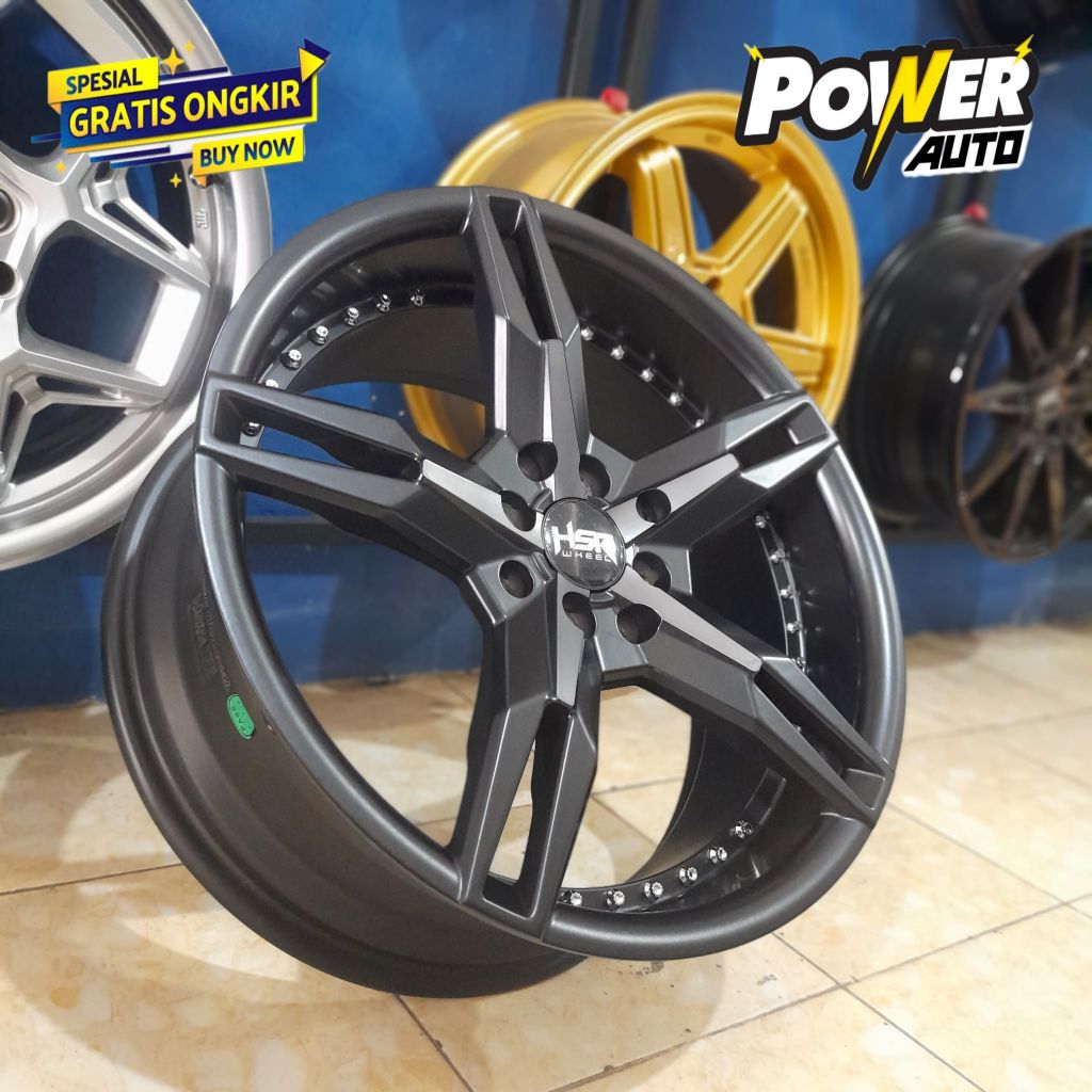 Pelek Mobil Toyota Raize Ring 17 Velg Racing HSR wheel tipe Keunikai r17