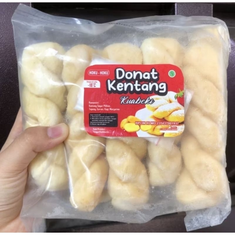 

HOKU DONAT KENTANG KEPANG free gula Halus