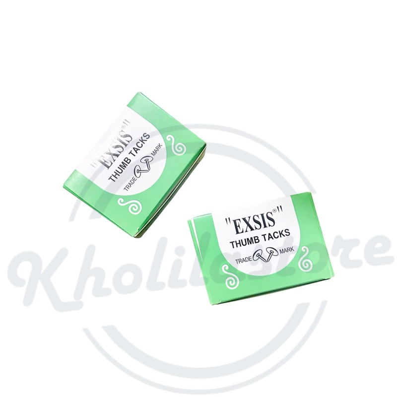 

Paku Pines / Thumb Tacks Exsis isi 10 box kecil