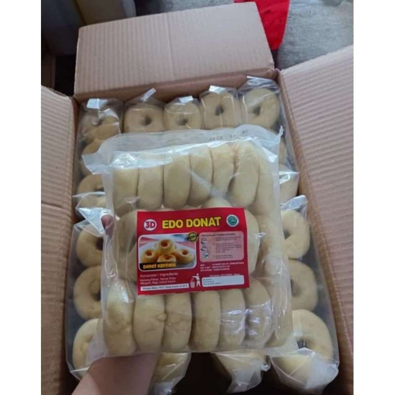 

Edo Donat Kentang 500 gram, isi 20 pcs