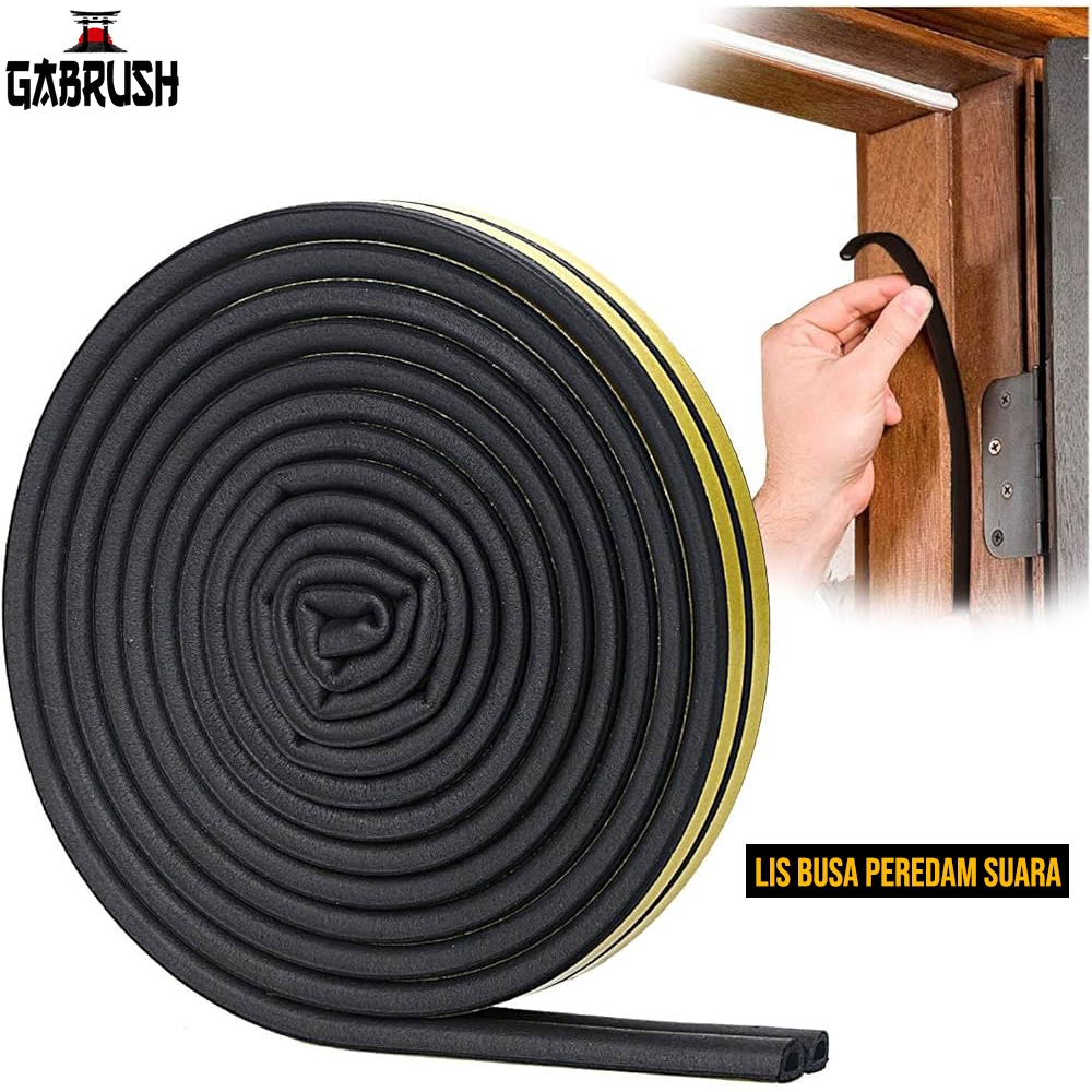 Lis Busa Peredam Suara Pintu Jendela Tembok Sealing Strips