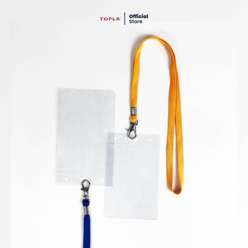 

Topla ID Card Mika + Tali Cantol 1 CM / Name Tag lencana nama Kartu identitas / anggota / Panitia