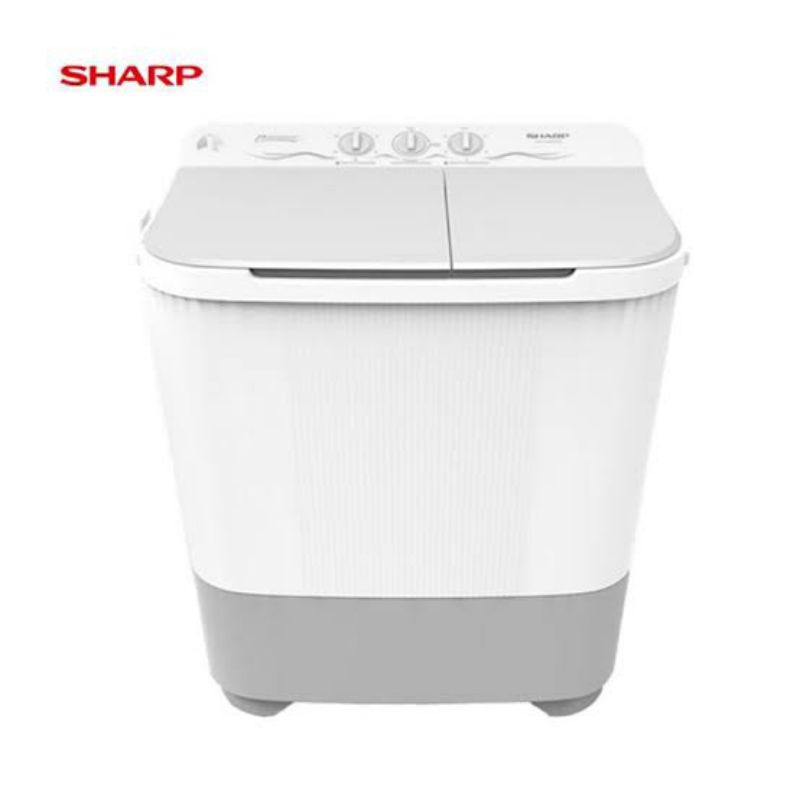 Mesin Cuci 2 Tabung SHARP Puremagic 9 KG ES-T90MW PK/HK