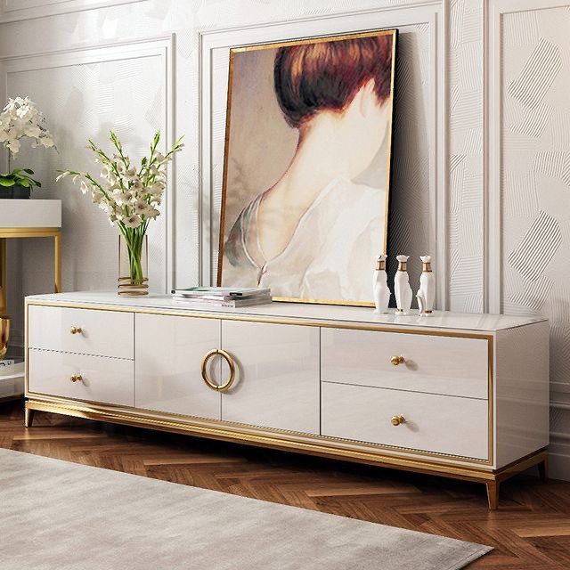 buffet tv minimalis modern - meja tv mewah