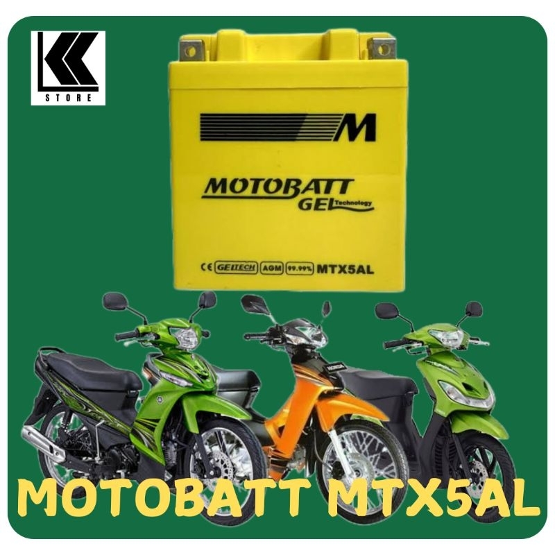 AKI MOTOBATT MTX5AL / AKI KERING / AKI MIO KARBU / AKI VEGA ZR / AKI SUPRA FIT NEW