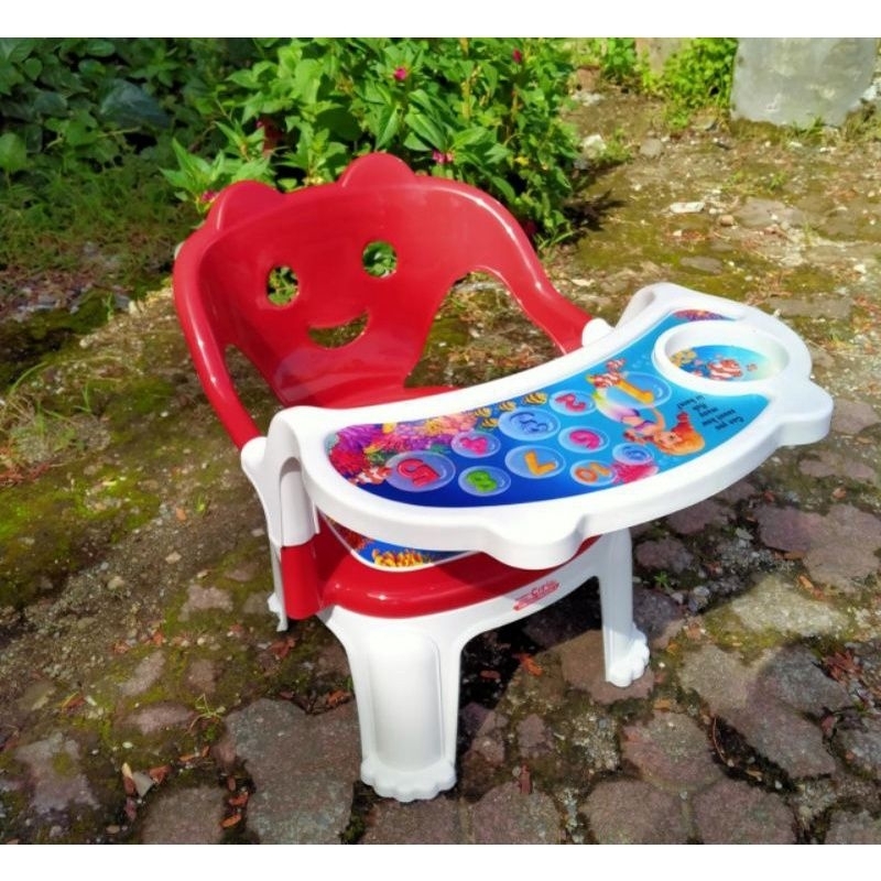 Gratong Kursi Meja Makan Anak / Meja Kursi Makan Anak Balita / Kursi Meja Plastik Anak