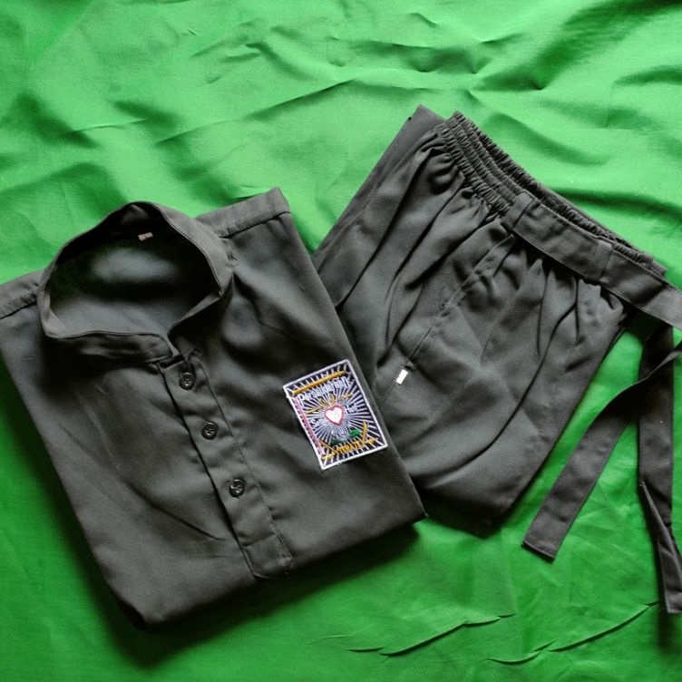 Update Harga  BAJU PSHT SISWA KANCING TIGA BENIK  sakral seragam siswa terate baju ipsi