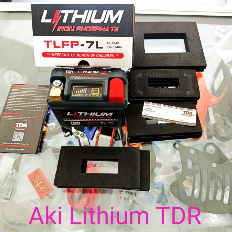 Aki Lithium TDR TLFP-7L PREMIUM KTM HUSQVARNA YZ CRF KLX