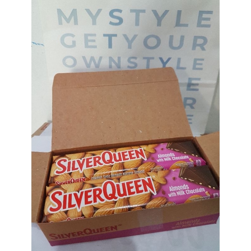 

SilverQueen Almond 58gr 1 pack (10pcs)