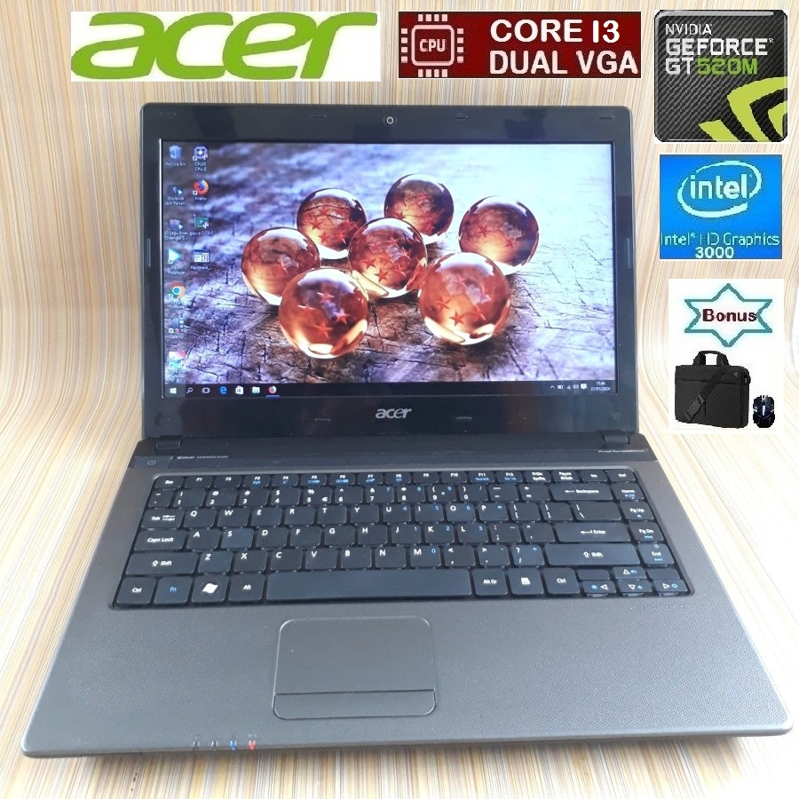 LAPTOP ACER CORE I3 RAM 8GB