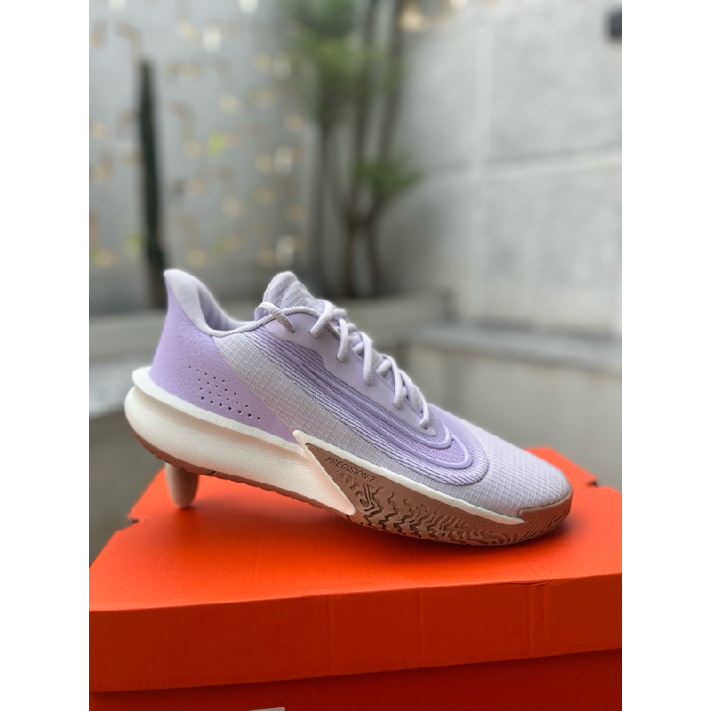 PROMO SEPATU BASKET NIKE PRECISION 7 BARELY GRAPE GUM FN4322-500, Sepatu Voli Nike PRECISION 7