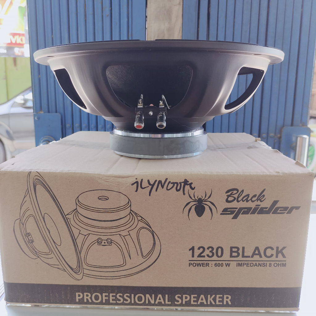 SPEAKER KOMPONEN BLACK SPIDER 12 INCH 1230 BLACK