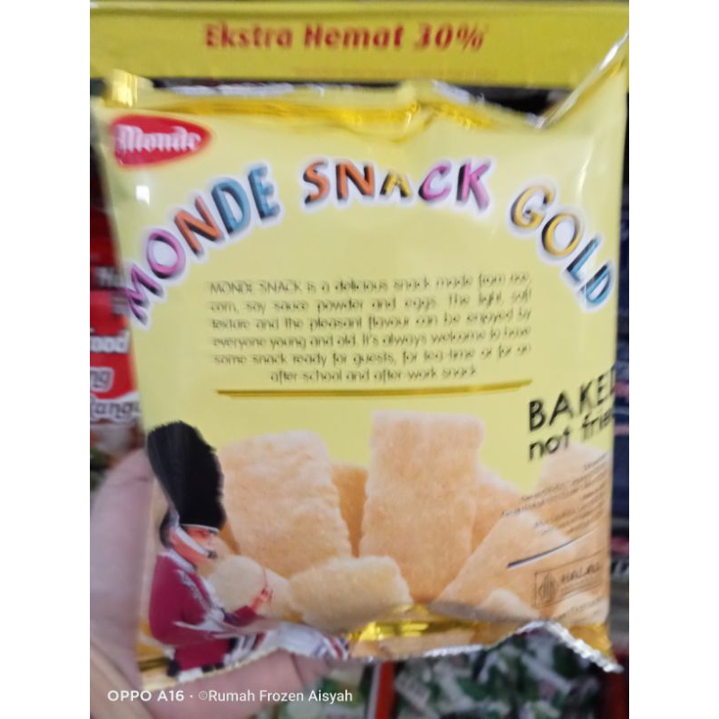 

MONDE SNACK GOLD 26GR