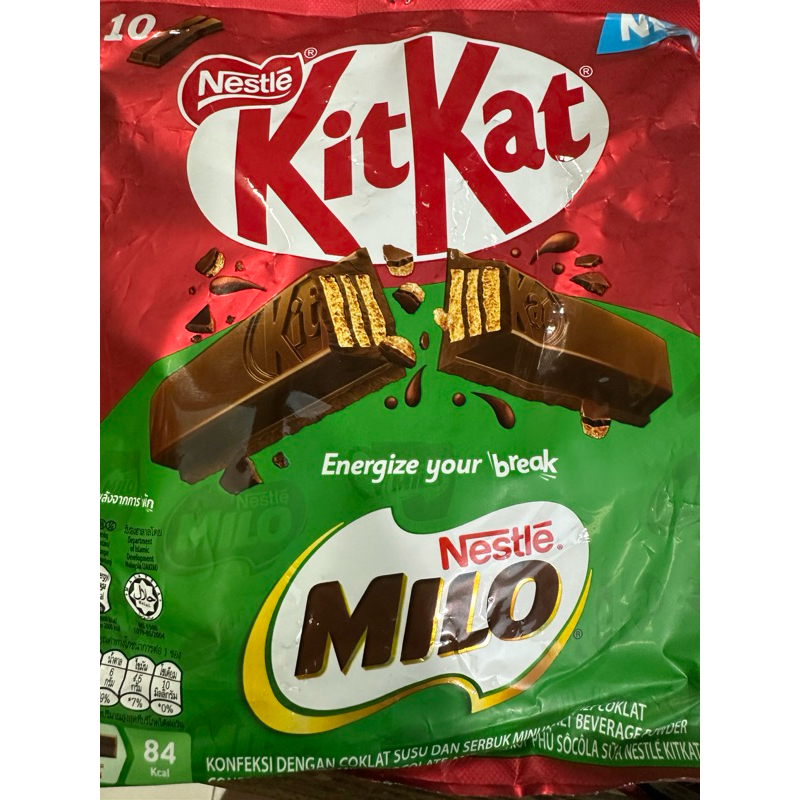 

kitkat milo isi 10 pcs