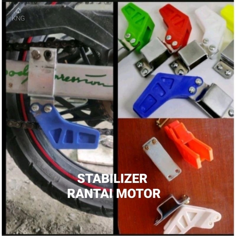 Stabilizer Tegangan Rantai Motor Bebek Trail Klx Plus Breket Universal