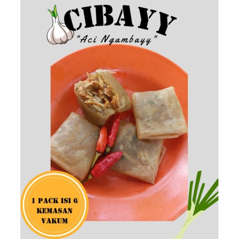 

CIBAYY (Aci Ngambay) Pedas ayam mix bakso | Isi 6 | Kemasan Vakum