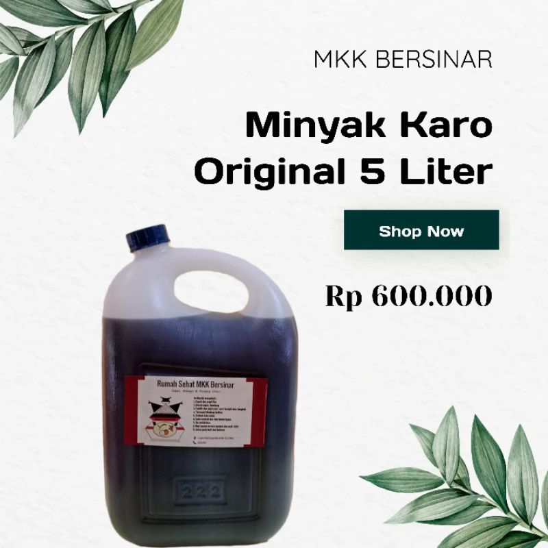 

Minyak Karo Original 5 Liter