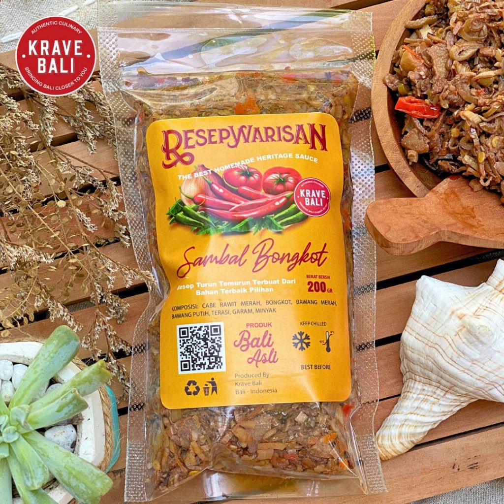 

KRAVE BALI Sambal Bongkot Resep Warisan 200 Gram - Sambel Tradisional Khas Bali Asli