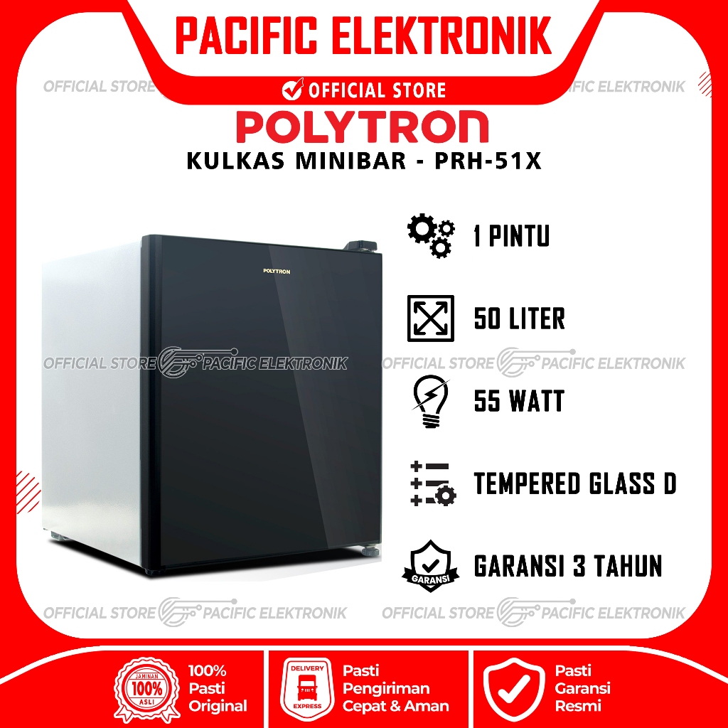 Minibar / Kulkas Portable Polytron PRH-51X / PR51X
