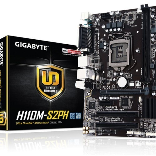 Gigabyte Motherboard Intel GA-H110M-S2PH Socket LGA1151 Micro ATX
