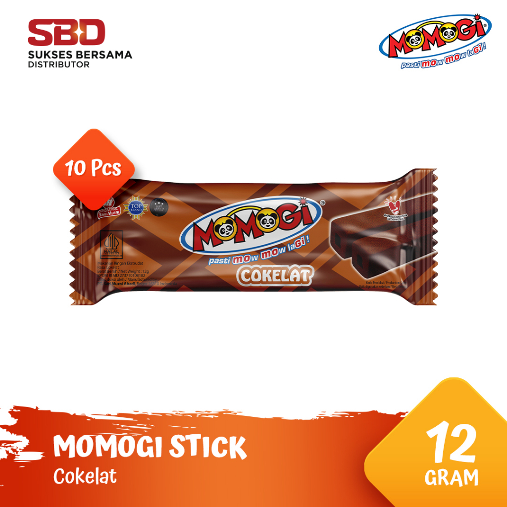 

Momogi Stick 12gr - Coklat [1 Box @ 10 +1 Pcs]