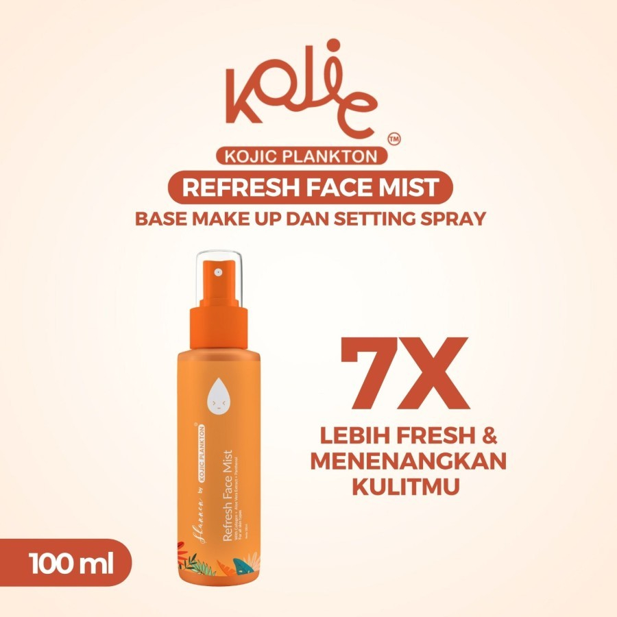 AS Kojic Plankton Refresh face Mist 100ml Koji Spray Wajah Facial Mist With Collagen