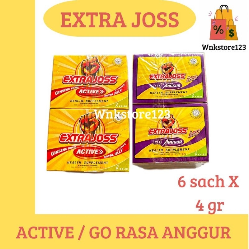 

Extra joss box 6 sachet 4gr