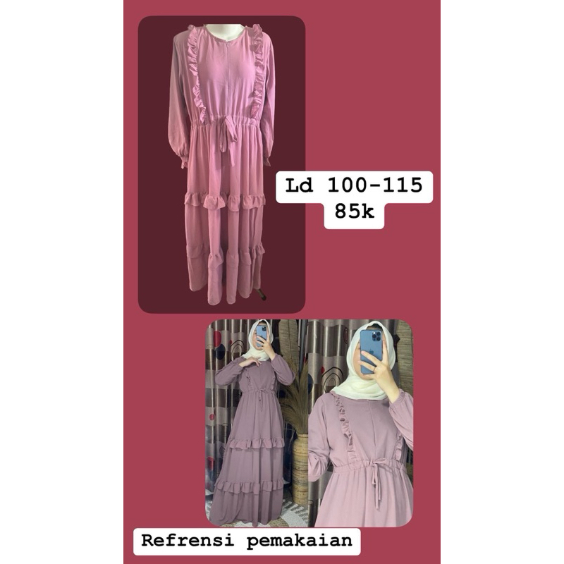 PL DRESS UMPAK UNGU