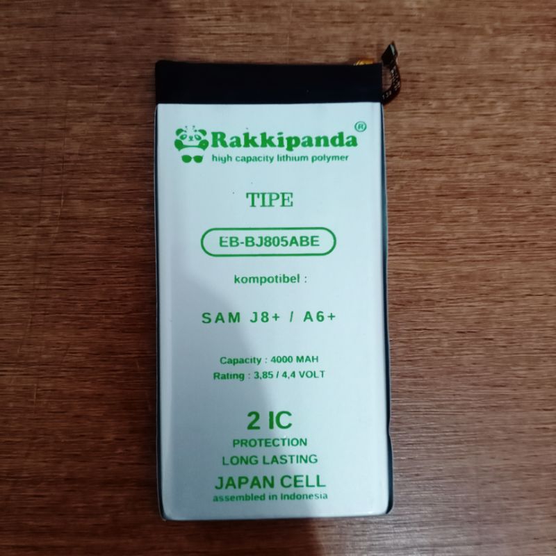 BATERAI RAKKIPANDA SAMSUNG J8 PLUS / A6 PLUS DOUBLE POWER IC