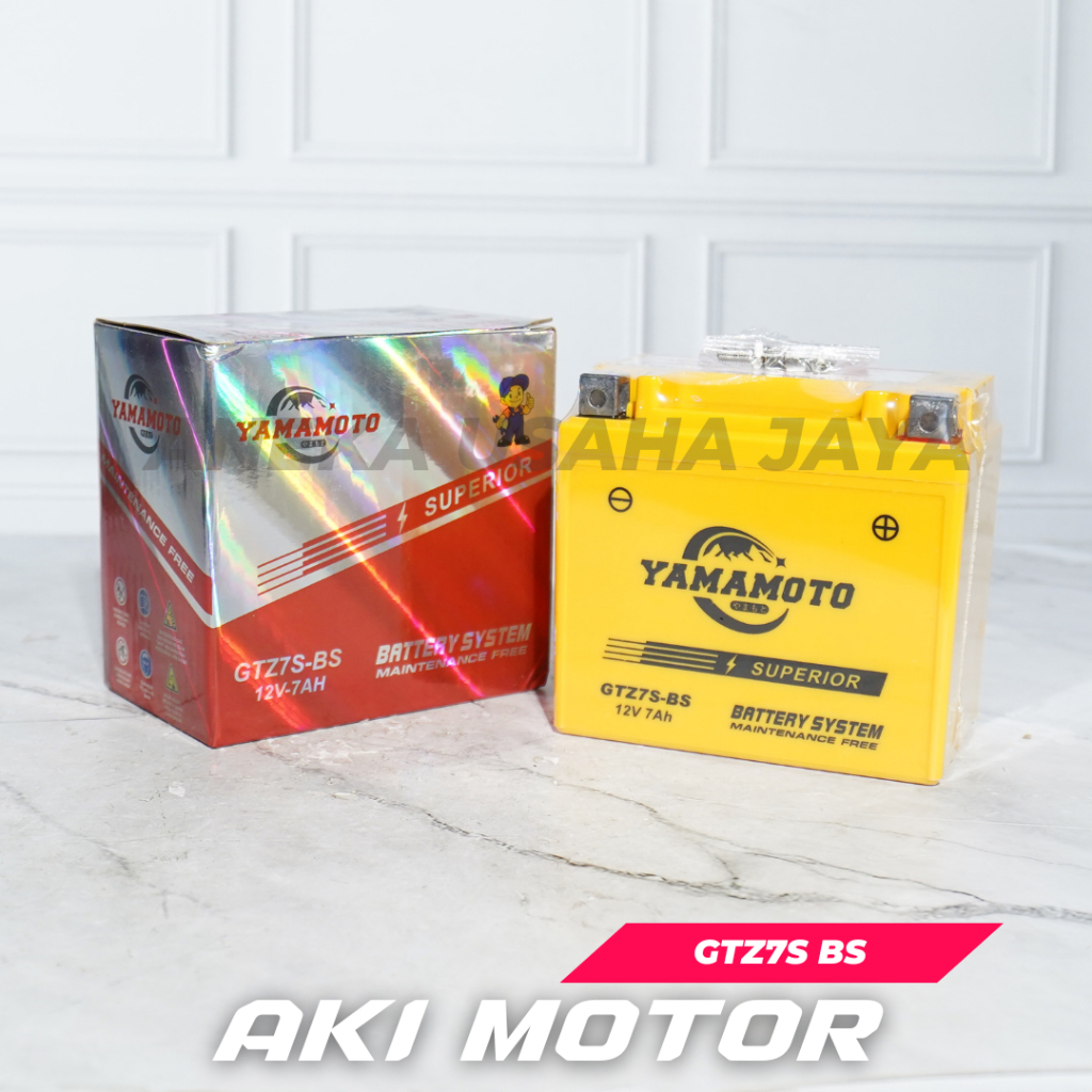 AKI MOTOR GTZ-7S MERK YAMAMOTO