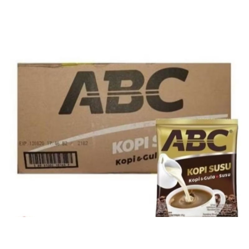 

Kopi ABC Susu Kopi Instan 1Dus Isi 120pcs