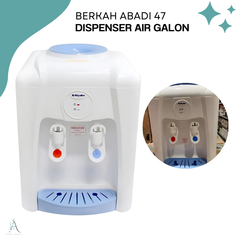 Dispenser Galon Air Miyako WD 190 PH Hot & Normal/ Water Dispenser Panas Normal Miyako WD 190 PH/ Di