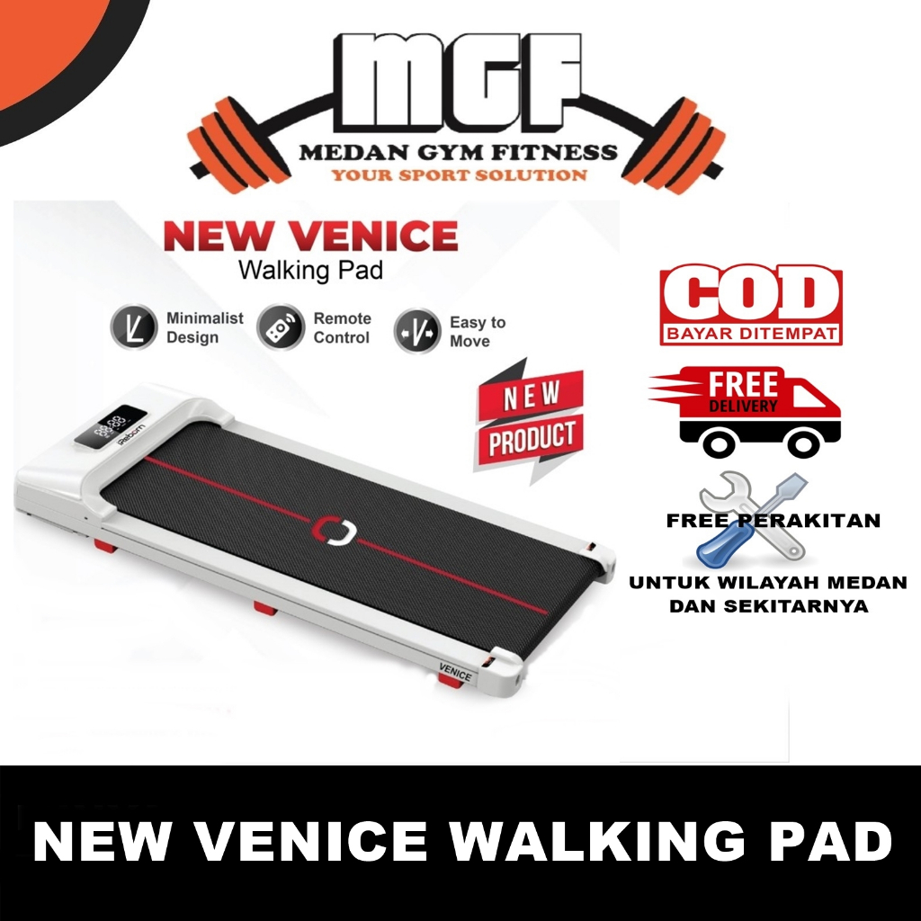 iReborn Alat Fitness Treadmill Elektrik Venice M8