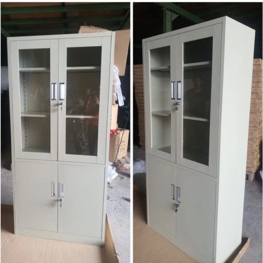 lemari arsip plat besi lemari arsip/ file kantor besi lemari arsip putih kombinasi