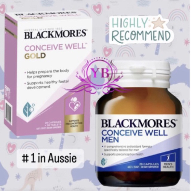 Bundle Blackmores Conceive Well Gold Men
