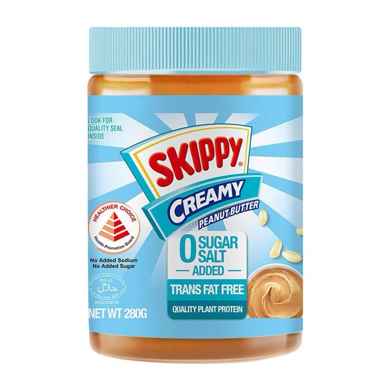 

Skippy Creamy No Salt No Sugar Added 280 Gr