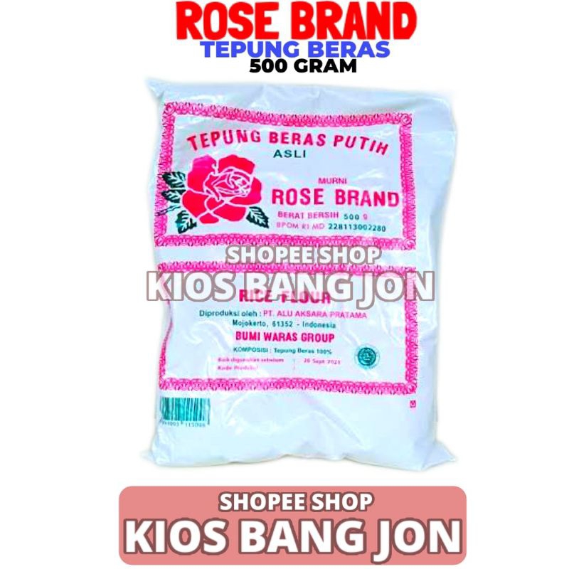 

Rose Brand Tepung Beras Kemasan 500GR