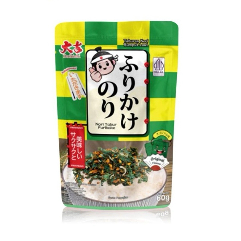 

DAIKICHI Nori Tabur Furikake Original 60 Gram