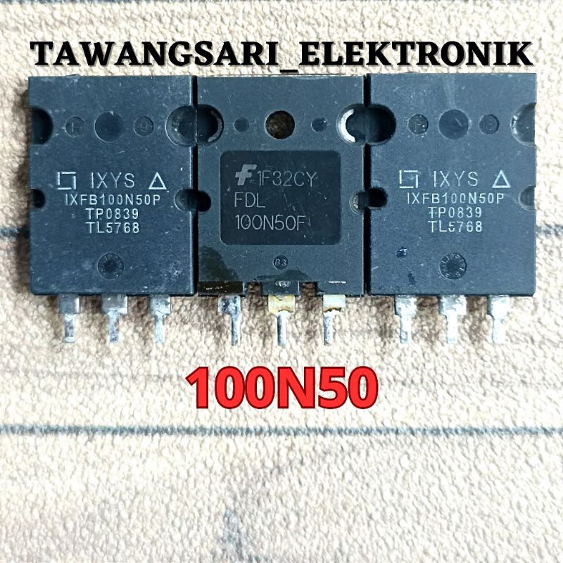IXFB100N50P FDL100N50F MOSFET 100N50 ORIGINAL CABUTAN FET IXYS 100N50 (100A 500V)